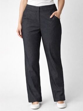 Cato Straight-Leg Dress Pants in Charcoal